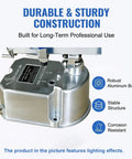 Air Driven Paint Can Mixer For 1 To 5 L Round And Square Buckets, Pneumatic Shaker With 30 Degree Oscillation And Adjustable Clamp System For Mixing Ink Adhesive And Coatings, A DIY Friendly Pro Grade Tool For Any Shop, aluminum body