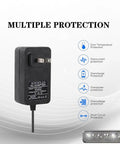 Polar Care Cube 6V Power Cord Replacement With On Off Switch 10 Foot DC Charging Cable 600mA Output Plug Adapter with Protection