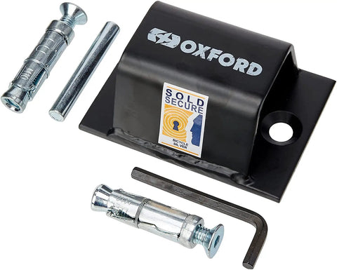 Rock Solid Heavy Duty Ground And Wall Anchor For Bikes Premium Hardened Steel Bolt Down Security Base With Ball Bearing Protection To Keep Your Ride Locked Down And Theft Free