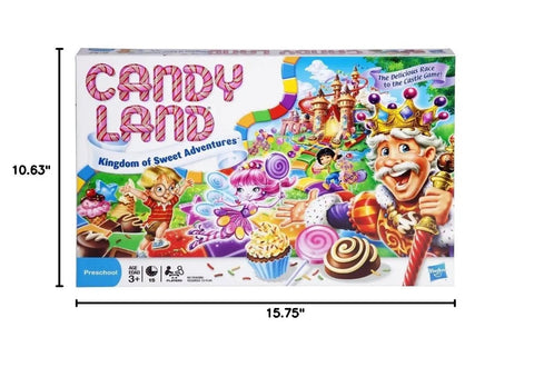 Candy Land Kingdom Of Sweet Adventures Board Game For Kids Ages 3 Plus A Dope Beginner Classic packaging with colorful art.