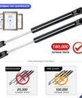10 Inch Gas Spring Shocks Heavy Duty Lift Supports 22 Point 5 Lbs 100N Go To Cabinets with TUV certification and fatigue test results