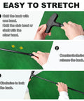 Adjustable Golf Putter For All Ages With A Two Way Right And Left Handed Design Kid Friendly Mini Golf Set guide showing extension steps