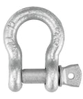 Shackles With Screw Pins Grade 43 3/8 Inch 10 Pack 4,000 Pound Safe Working Load Heavy Duty Link For Chains Hooks And Straps