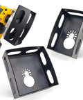 Heavy Duty Drywall Outlet Cutter For Oscillating Multi Tool, precision saw blade with sharpened edges and cutouts.