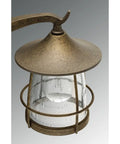 Outdoor Prairie Style Wall Light Nickel Finish, 6 3/8 Inch Wide By 9 1/8 Inch Tall, Weatherproof Porch Patio Fixture with clear glass
