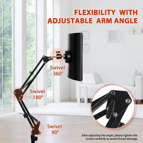 Game Changer Red Light Therapy Lamp With Adjustable Stand Delivers 660Nm Visible Red And 850Nm Infrared Rays For Instant Face And Body Skincare Plus Rapid Muscle Recovery To Crush Soreness Fast And Give You That Premium Glow Up Daily