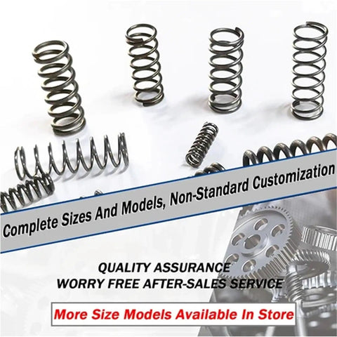 Kick Some Serious Gears With This 50 Piece Micro Compression Spring Repair Kit Featuring Durable Steel Compressed Springs In Various Wire And Length Sizes For Hot Rods And Custom Builds That Need Reliable Elastic Force., assorted steel micro compression springs in multiple sizes for hot rod repairs