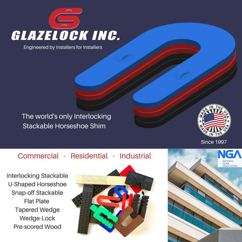 Heavy Duty Interlocking Black Plastic Shims One Thousand Unit Box For Builders And Renovators Aligning Door And Window Openings Without Sticky Tape Or Crazy Glue Using Patent Pending Collapsible Lock System with U-shaped design
