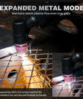 App Controlled 60Amp Plasma Cutter With Pilot Arc for 120 240V Expanded Metal Cutting