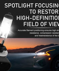 2 Pack 88127W 12V Halogen Car Bulbs spotlight focus on car at dusk
