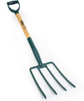 Heavy Duty Garden Digging Fork With Carbon Steel Tines A Real Yard Work Beast For Easy Soil Breakup Compost Turns And Leaf Debris