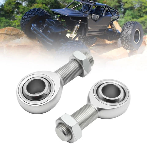 3/4 Inch Heim Joint Rod End Kit Set With Chromoly Joints Panhard Bar And Steering Shaft Support For Suspension Traction Bars Right And Left Hand Thread Durable Heat Treated Chrome Plated With PTFE Liner, off-road truck install