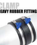 Adjustable Stainless Steel Hose Clamps 5 To 6 Inch With Thumb Screw Key No Tools Needed Easy Turn Clamp Pack Of 5