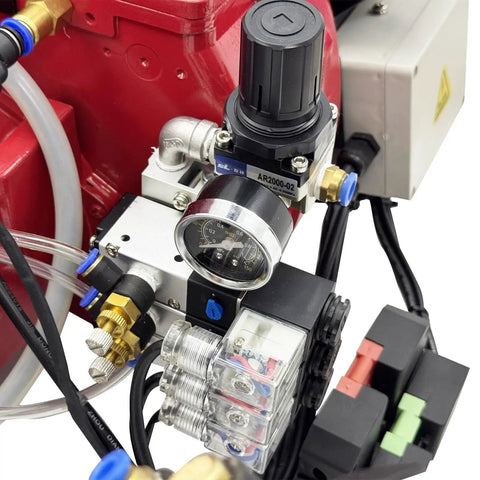 Heavy Duty Industrial Waste Oil Burner Slick Air Atomizing Design Automatic Ignition control panel and valves for high output heater