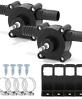 Two Pack Drill Powered Fluid Transfer Pump Handles Gasoline Oil Diesel Rapid Lift No Outlet Needed Self Priming components.