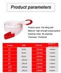 Heavy Duty Polyester Lifting Sling Web Belt For Crane Hoist And Forklift Towing with specifications chart showing sizes.