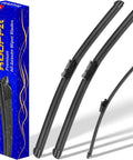 Volkswagen Tiguan Wiper Blades Set Of 3 OEM Replacement Front 24 Inch 21 Inch 13 Inch All Weather Quiet Performance Easy Install