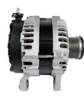 Side view of alternator replacement for Nissan Altima 2.5L 2019 through 2022 with 120A 12V output, six-groove pulley.