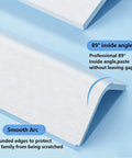 Heavy Duty Self Adhesive Wall Corner Protectors Peel And Stick Corner Guards For Quick Home Refresh Smooth Edge Trims 89° inside angle