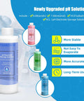 pH Calibration Kit With 4 Bottle Buffers 4.00 7.00 10.01, 250ml Bottles, Electrode Storage Tank, Pro Grade High Precision