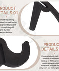 Close-up of Universal Hooks For Garage Shelving And Industrial Storage Racks With Keyhole Slots UV Resistant Holds Up To 40 Lbs