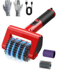 Beast 800 RPM Cordless Grill Scrubber With LED Light, dual speed, 4000mAh battery, and accessories including gloves and charging cable.