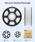 PLA Plus Filament 1.75mm Black 4Kg Beefy Rock Solid Toughness for Everyday 3D Printing, Dimensional Accuracy Plus Or Minus 0.02mm, Four 1Kg Spools, Fits Most FDM Printers, vacuum sealed package.