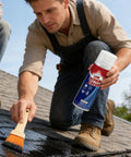 Heavy Duty Waterproof Sealant Clear Spray For Multi Purpose Indoor And Outdoor Home Fixes Tough As Nails Adhesive Coating used on a roof.