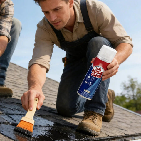 Heavy Duty Waterproof Sealant Clear Spray For Multi Purpose Indoor And Outdoor Home Fixes Tough As Nails Adhesive Coating used on a roof.