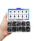 250 Piece 10 Value 6x6mm Tactile Push Button Switch Kit For Arduino And Breadboard Projects in a transparent case