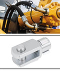 Heavy Duty Quick Release Clevis With Spring Pin For Air Cylinder Rods 5 16 UNF Right Hand Female Thread Universal Fitment