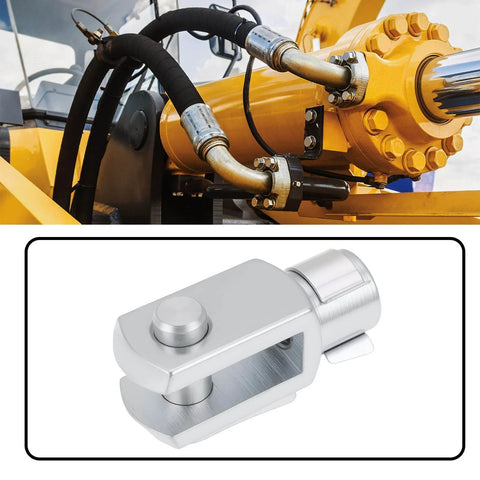 Heavy Duty Quick Release Clevis With Spring Pin For Air Cylinder Rods 5 16 UNF Right Hand Female Thread Universal Fitment
