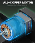 All-copper motor of Climbing Belt Conveyor 39 Inch PVC Belt System With 4 Inch Spaced Baffles And Stepless Speed Control