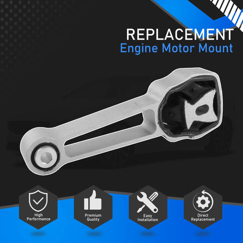 Premium Engine Motor Mount For Volvo XC60 S80 S60 V60 2010 2016 silver steel construction with rubber insert for vibration control.