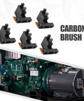 Honda Universal Generator Carbon Brush Assembly Replacement Five Pack With Two And One Quarter Inch Holes Over Generator