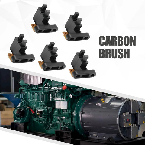 Honda Universal Generator Carbon Brush Assembly Replacement Five Pack With Two And One Quarter Inch Holes Over Generator