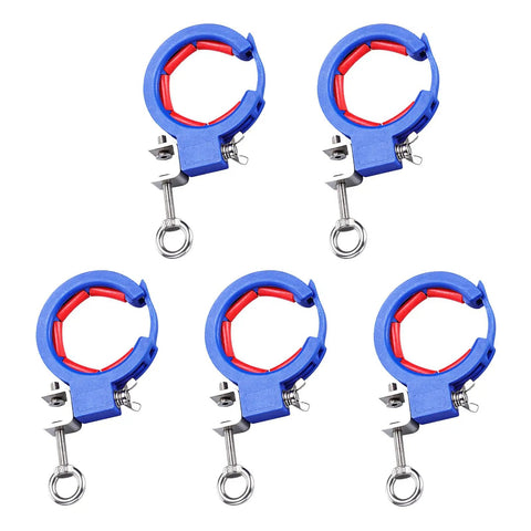 Heavy Duty Cable Tray Roller For Electrical Installations, 65mm Opening, Reinforced Stainless Steel Clamps, Durable Nylon And Steel Construction, Smooth Wire Laying And Pulling, Cable Guide Roller For Job Sites, 5 pack
