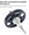 54T Hardened Steel Spur Main Gear For 1 Tenth Scale Traxxas Slash Stampede Rustler E-Revo close-up view showing install ease