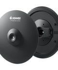 Mute Cymbal For Electronic Drums 13 Inch Dual Zone Crash With Bow And Edge Triggers, Instant Choke, Realistic Response For Electric Drum Kit CYB-13D