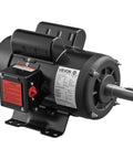 Heavy Duty 3 HP Single Phase Electric Motor For Air Compressors 1750 RPM CW CCW Rotation 230V TEFC 184T Frame Side View