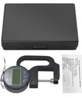 Digital Thickness Gauge With 1 Inch Range, 0.0005 Inch Resolution, 0.01 mm Accuracy, Ultra Fast Response For Wood Metal Plastic, Bang-On Readings For Pros And DIY Makers, No Guesswork, with case and manual