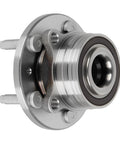 Close-up of Rear And Front Wheel Bearing Hub Assembly Set For Ford Explorer Rear 2011 To 2018 And Police Interceptor Utility Front 2012 To 2019