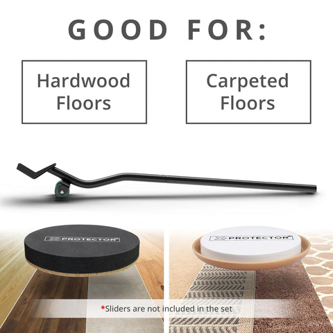 Heavy Furniture Lifter Tool For Easy Moves Premium Furniture Jack Lifter With 4.3 Inch Adjustable Height Appliance Lifter No Sweat Lifts For Sofas Couches Beds Chairs And Tables