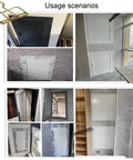 Sleek Aluminum Attic Access Door With Heavy Duty Handle For Zero Hassle Drywall Tuck Away Wall Concealment Hatch Cover In Smooth Gray Solid Pick For Homes installed in various settings.