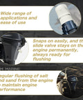 Outboard Flush Kit For Mercury Suzuki Yamaha Universal Boat Motor Flush Adapter with hose quick connect and gasket