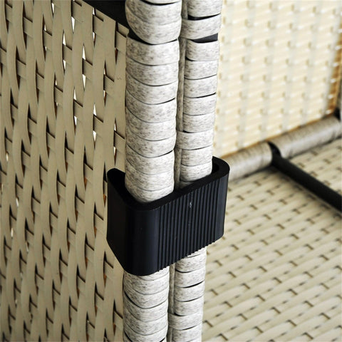 Close-up of Modular Sofa Connector Clip for Sectionals Stabilize Couch Chaise And Joined Seats No Wobble with Easy Clamp Lock