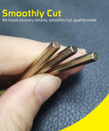 Hand holding Five Thirty Second Inch Standard Hex Dogging Key Set For Push Bar Panic Exit Devices with smooth zinc coating