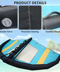 Inflatable Wind Foil Wing For Wingfoiling And Hydrofoil Boards With Handheld Sail And Repair Kit Ultra Lightweight Build, product details view