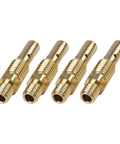 Flux Core MIG Welding Kit With Gasless Nozzles And 0.035 In Contact Tips And Diffusers For Easy Swaps, brass diffusers set