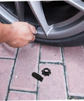 Hand installing Beefy Spare Tire Hold Down Bolt For Easy Installation Durable Tire Fastening Hardware Compatible With Audi Models